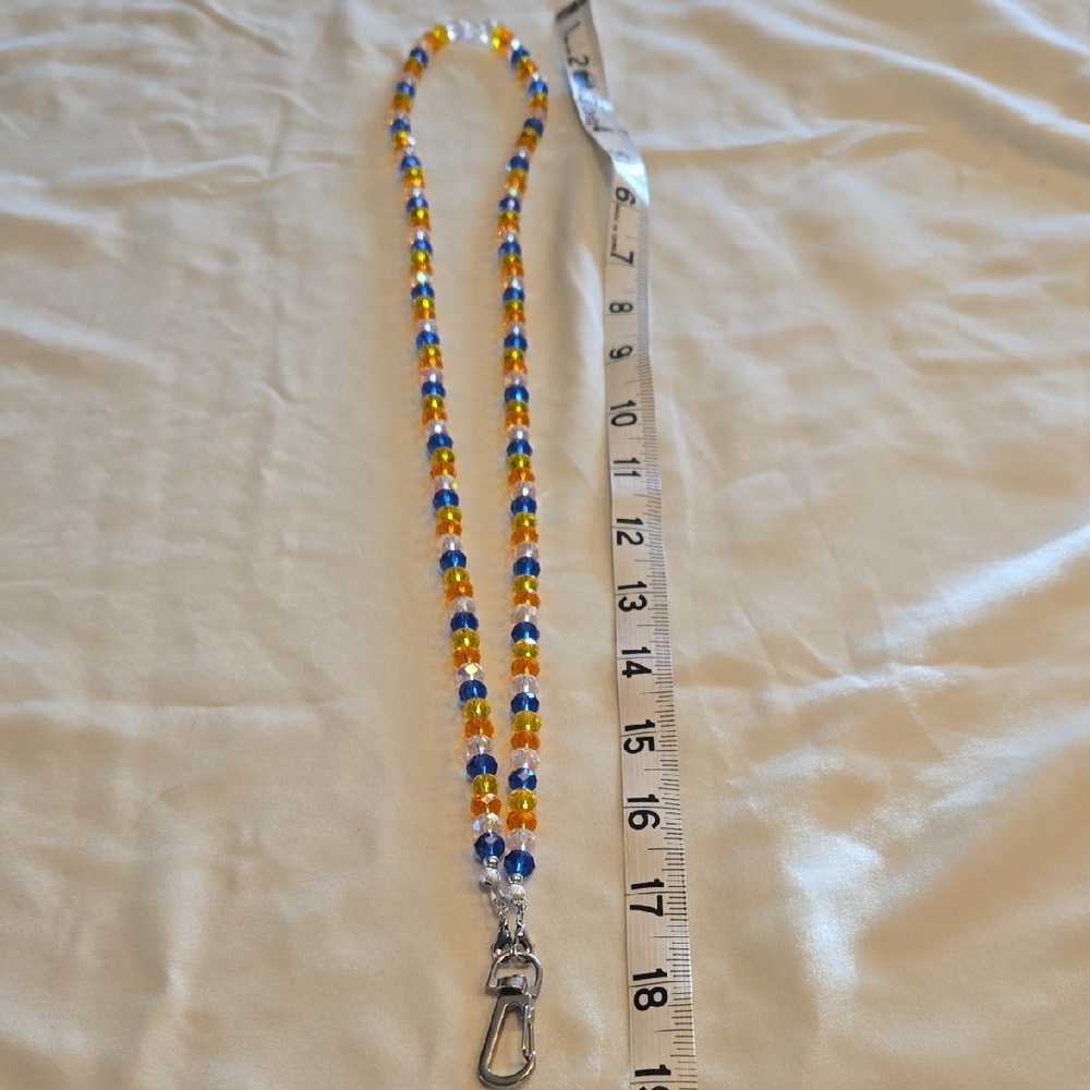 Colorful Beaded Lanyard